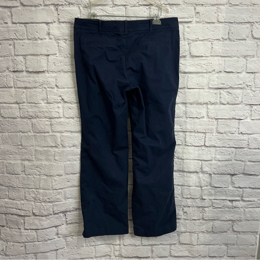 Lily Pulitzer Palm Beach Fit women’s 14 navy pants trousers full length
